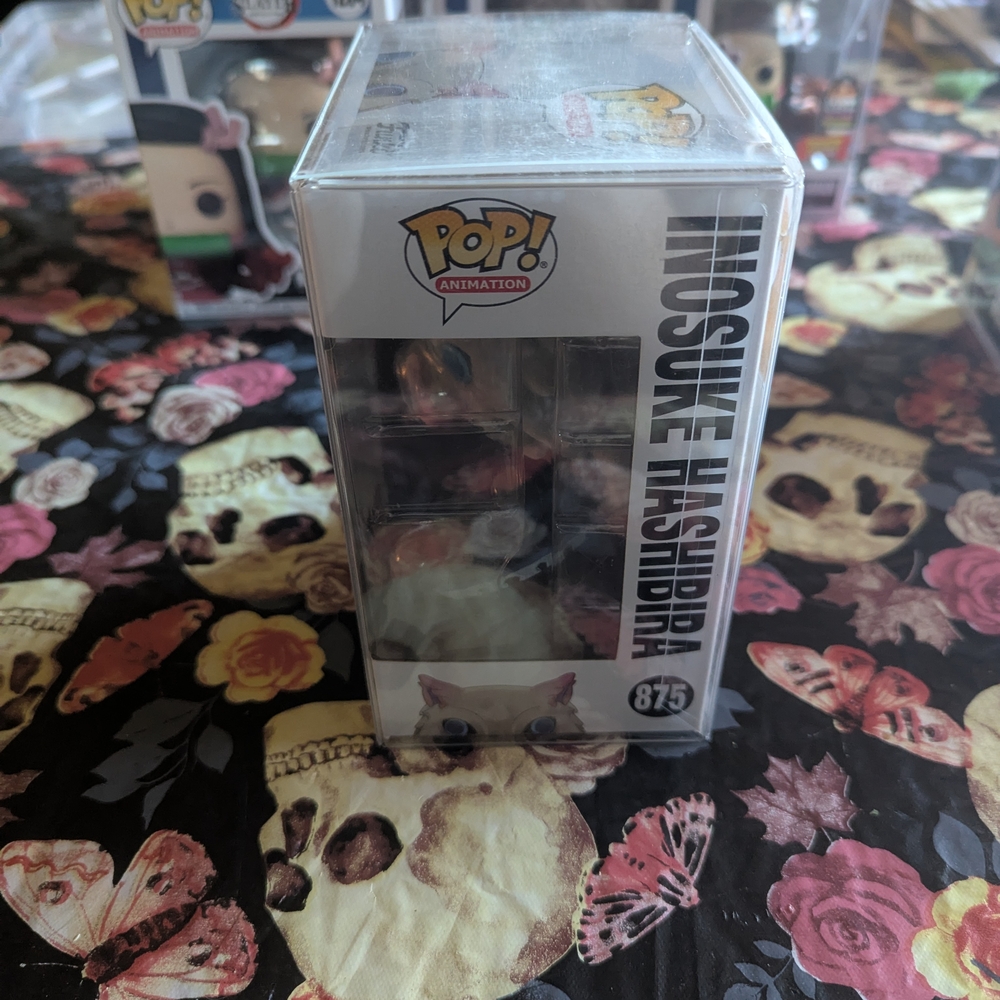 Funko Pop Inosuke Hashibira Flocked - Picture 4 of 4